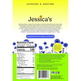 Jessica’s Natural Foods - Gluten-Free All-Purpose Flour Blend Made With the Ancient-Grain Teff and Wholesome Oat Flour, Non-GMO, and Gluten Free. 3 Per Pack