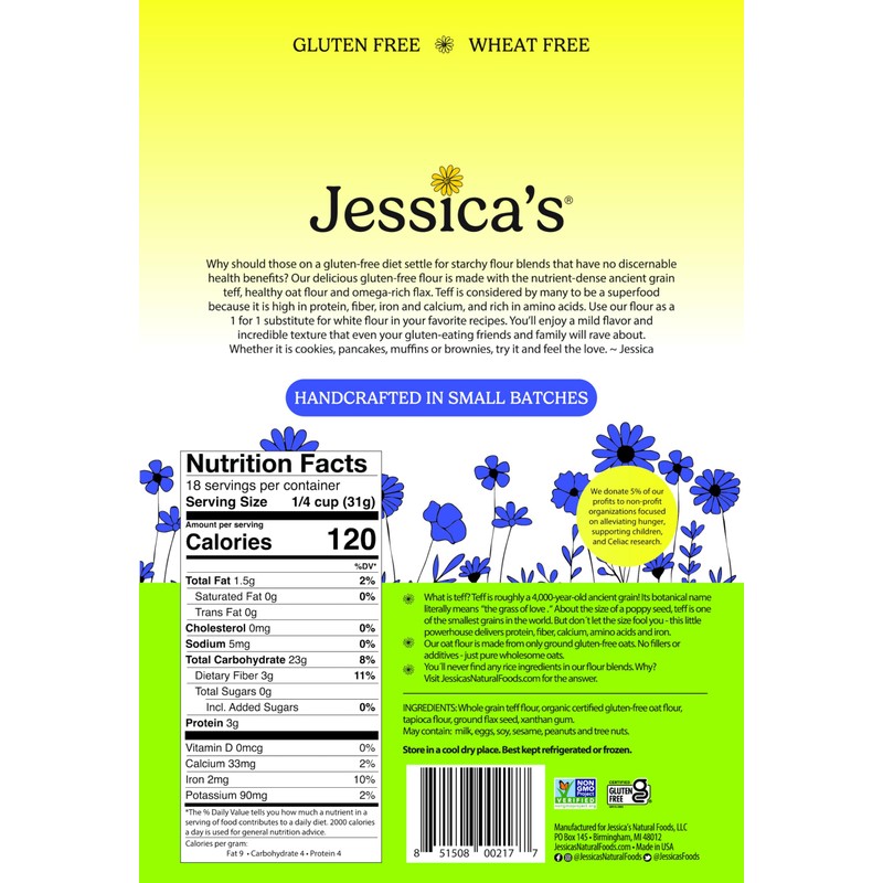 Jessica’s Natural Foods - Gluten-Free All-Purpose Flour Blend Made With