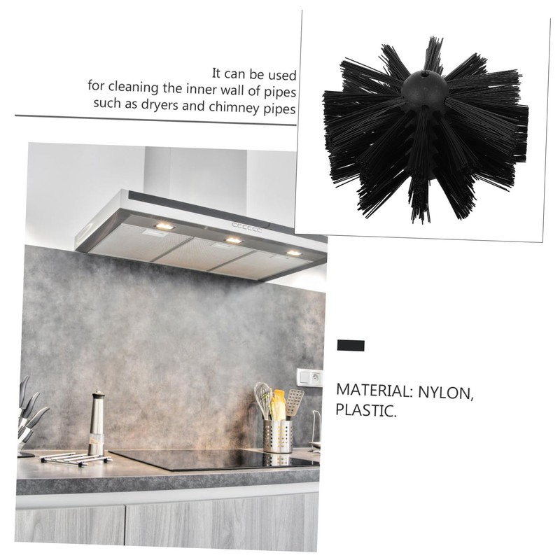 MERRYHAPY 2sets Cost Chimney Brush Head Dryer Vent Brush Without