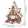 General Jim's Toys & Bricks Holiday Gingerbread Building Block House