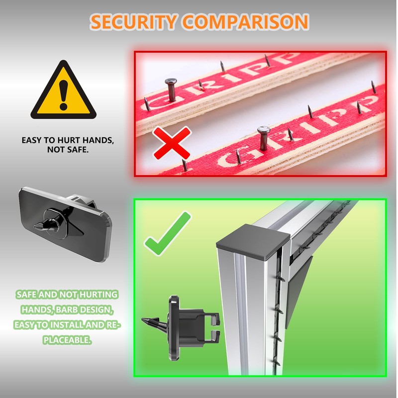「220pcs」Fixing Spikes for NODOCA Aluminum Tufting Frame, for 64 inch