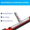 Pool Brush Head for Cleaning Walls,Heavy Duty Inground/Above Ground Aluminum