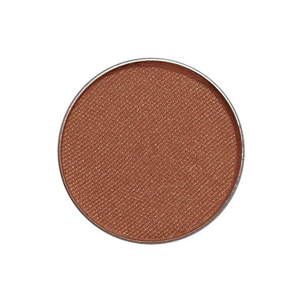 ZUZU LUXE Eco Palette Eyeshadow Refill Pan (Muse - Warm Rust Brown with Golden Flecks/Satin,2g