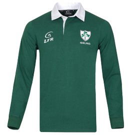 Classic Ireland Green Heritage Rugby Jersey (Large)