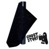 Glitter Heat Transfer Vinyl 12" x 5ft Black Glitter Iron