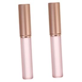 Vaguelly 2Pcs Portable Applicators Compact Makeup Brushes for Women for Lip Gloss Lipstick and Concealer Application Convenient Travel Tools with Durable Design