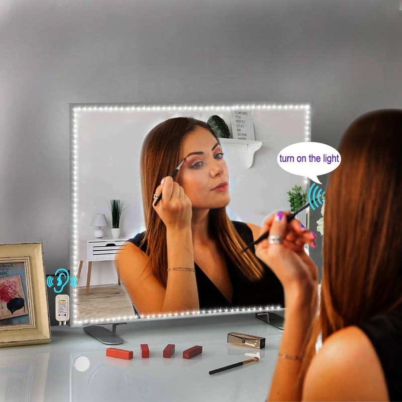 ZOKON 13ft/4M Led Vanity Mirror Lights Kit - Bendable, No