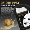 Snail Mucin Masks, Collagen Mask, Hydrating Sheet Face Masks, for
