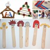 300Pcs Popsicle Sticks, BetterJonny 11cm Natural Wood Craft Sticks Long