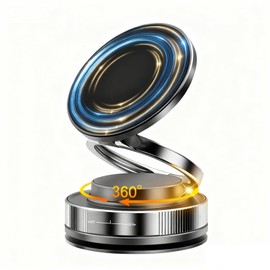 Smartphone Holder, Car, Vacuum Gel Suction Cup + Super Strong Magnetic), Car Smartphone Stand, Stable, Mag-safe, In-Car Smartphone Holder, Multi-Angle Adjustment, 360° Rotatable Base, Magsafe, In-Car