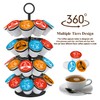 SHURFFY Coffee Pod Carousel Holder Organizer Compatible with 36 Cup