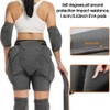 Shinestone Protective Padded Shorts Detachable Pants (Grey,X-Large)