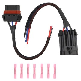 Set 3 Wires ATV Stator Connector Wiring Harness Pigtail Plug Kit Compatible with Polaris RZR Ranger UTV ATV