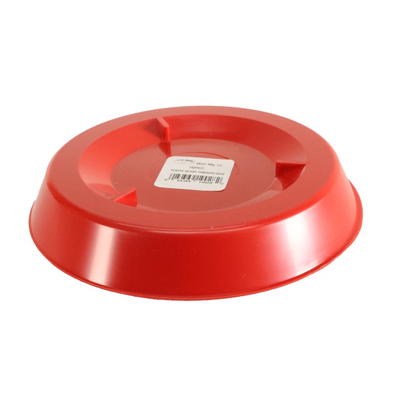 Little Giant® Screw-On Poultry Waterer Base | Heavy Duty Plastic