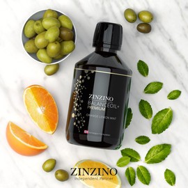 ZinZino ZinZino BalanceOil+ Premium Fisch?l mit Omega-3 2478 mg, Omega-9, Vitamin D3, Tocopherol, DHA, EPA mit Oliven?l, 300 ml