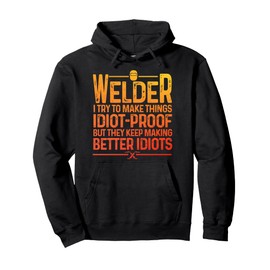 Best Welding Novelty For Men Women MIG TIG Welder Welding Pullover Hoodie