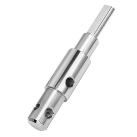 Two Stage Auger Adapter Alloy Steel Auger Drill Attachment Fits for 3/4" 7/8" Internal Diameter of Auger Shaft, Ideal for Ice Fishing, Garden Hole Digging and Soil Drilling