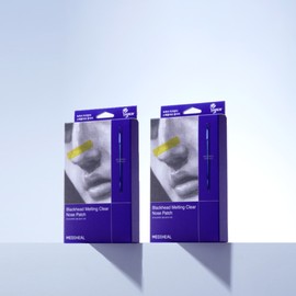 Mediheal Blackhead Melting Clear Nose Pack / Spatula Included 4 Sheets, 2 Packs