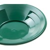 SE 10" Green Plastic Gold Pan with Dual Riffles -
