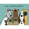 Inkognito Postcards | Occasion: "Birthday", design: congratulations "Wir gratulieren!", artist: