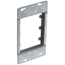 Hubbell-Raco 822 3/4-Inch Raised 3 Gang Welded Box Mud Ring