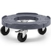 W B D WEIBIDA Upgraded Trash Can Roller Base Adjustable