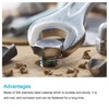 METALLIXITY Hex Head Screw Bolt Nut Flat Lock Washer Kit