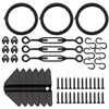 HARSKIYER Anti Sag Gate Kit 3 Pack, Cable with Turnbuckle