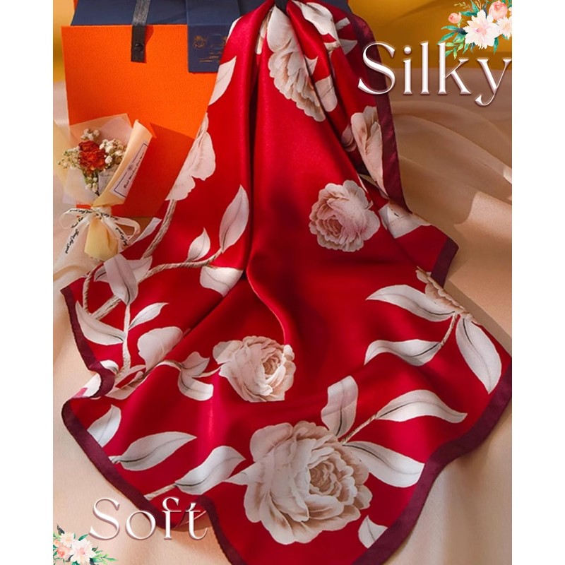 Clysoru Scarfs For Women Vibrant Colors Scarves Lightweight And Silky