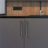 Alzassbg 10 Pack Brushed Black Nickel Cabinet Pulls, 5 Inch(128mm)