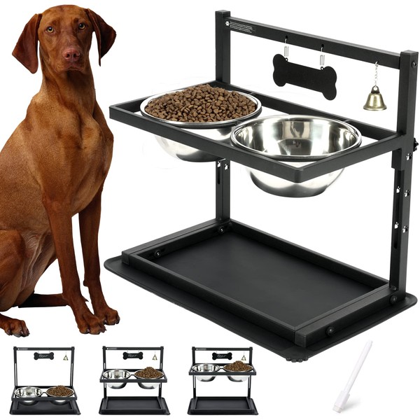 TIDANT Elevated Dog Bowls,Raised Dog Bowl Stand for Large and