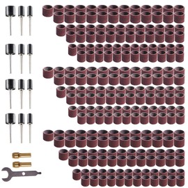 239pcs Sanding Drums for Rotary Tool,Sanding Bits Sander Sandpaper for Drill Woodworking Accessories 80grit,240grit,600grit