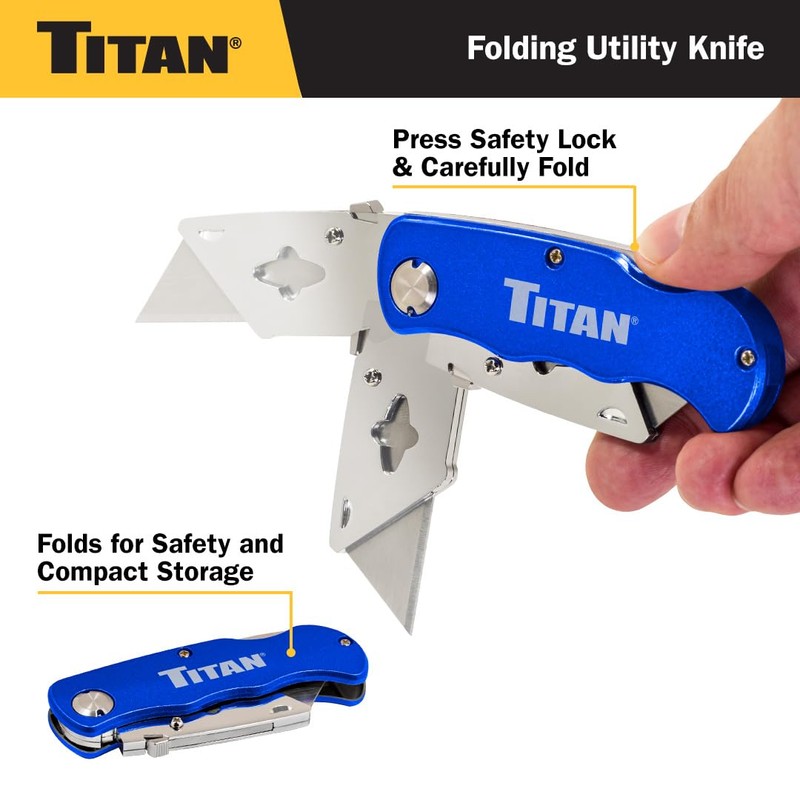 Titan Tools 11018 Folding Pocket Utility Knife
