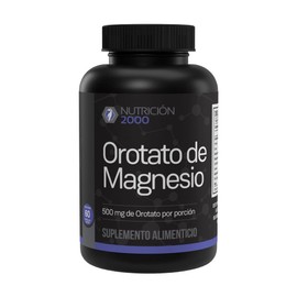Orotato de Magnesio 500 mg N2000, 60 Cápsulas, Magnesio en Cápsulas, Suplemento Alimenticio                                                           
