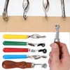 5Pcs Leather OverStitch Marking Wheel Handcrafted Scribe Point Make Tool