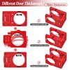 BECOWIN 1-3/8" - 1-3/4" Door Lock Installation Set with Guide