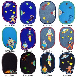 Sunshine smile Iron-on patches for children, patches for ironing, universal sew-on appliqué for DIY, T-shirt, jeans, clothing, bags, 21 pieces