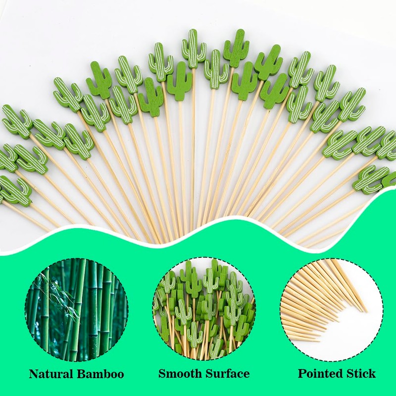 3 Cocktail Sticks, Wooden Cocktail Sticks, Cocktail Picks, Cocktail Picks,