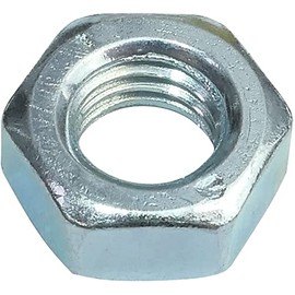 AERZETIX - C45714 - Pack of 100 Hex Nuts/6 Point - Metal Parts/Replacement/Tightening/Assembly - Galvanized Steel 8.8 - M8 Metric Female Thread - DIY - DIN 934 - Color Silver