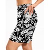 Blouty Women's 7" Long Swim Board Shorts with Pockets Liner