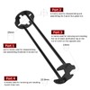 QOUBNIC Faucet Wrench 8-17mm Tap Installation Tool Sink Tap Wrench