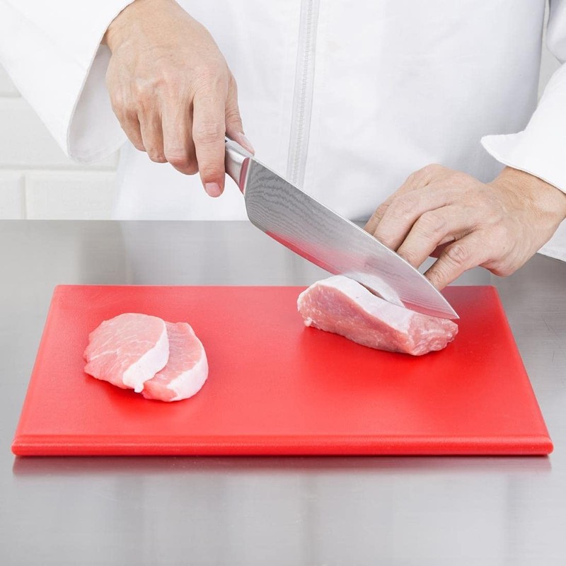 Hygiplas Chopping Board in Red - High Density - 12