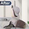 Durmmur 2 Pack Hat Racks for Baseball Caps, Hat Organizer