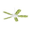 Coconuts Palm Trees and Bananas Sage Green - Ceiling Fan