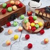 CHGCRAFT 60Pcs 4 Styles Foam Fruit Artificial Mini Apple, Fake