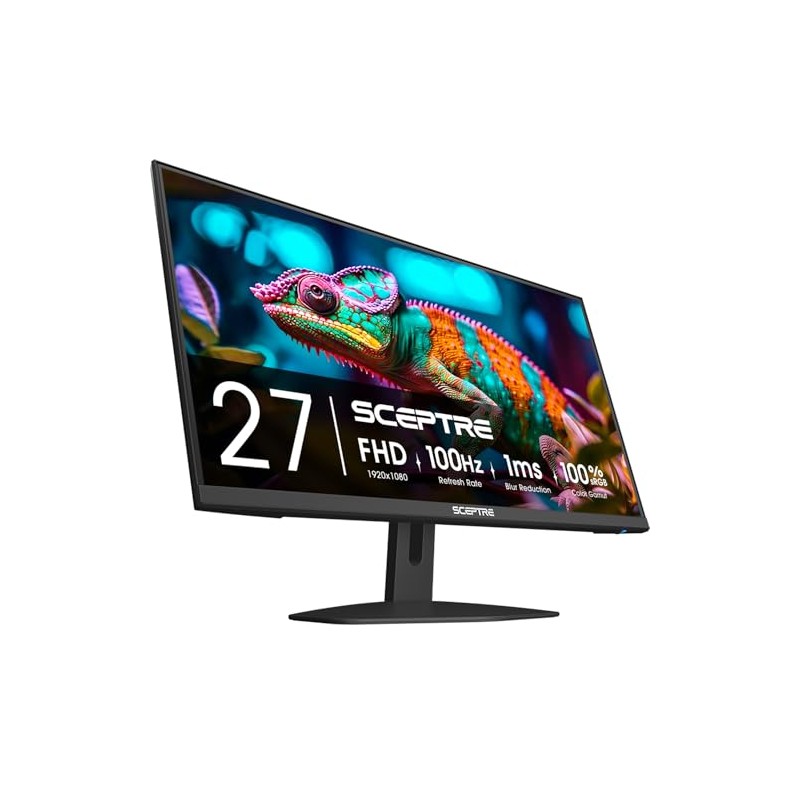 Sceptre 27-Inch Gaming Monitor, FHD 1080p, 100Hz, 1ms, DisplayPort, HDMI
