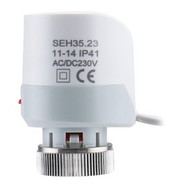 Wengart Thermal Actuator Valve WG03, Normally Closed 2 Wire AC230V for Underfloor Heating Manifold with Travel Route