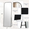 Riskioir Full Length Mirror 56"x21" Arched Floor Standing Large Mirrors