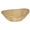 Olympia Wicker Oval Bread Basket 228X178mm Catering Breakfast Canvas Bag