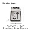 Hamilton Beach 2 Slice Toaster with Extra-Wide Slots, Bagel Setting,